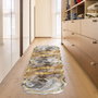 Conceptum Alfombra de 120 x 180 cm en Visón, Gris y Dorado